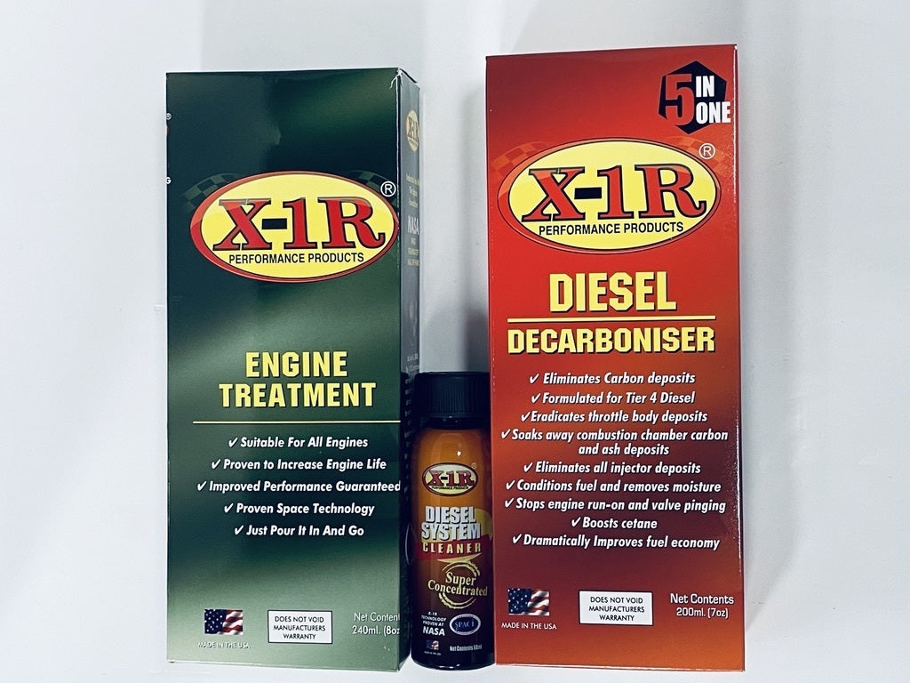 X1R Engine Oil & Diesel Fuel Performance Treatments*