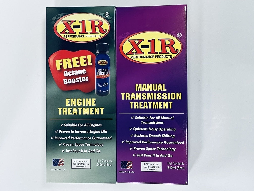 X1R Engine Oil & Manual Gear Box Treatments + FREE POWER BOOSTER*