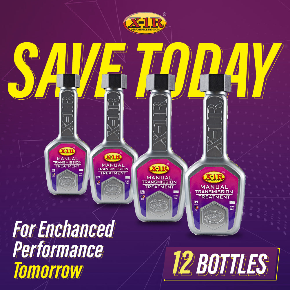 X1R Engine Oil & Manual Gear Box Treatments + FREE POWER BOOSTER*