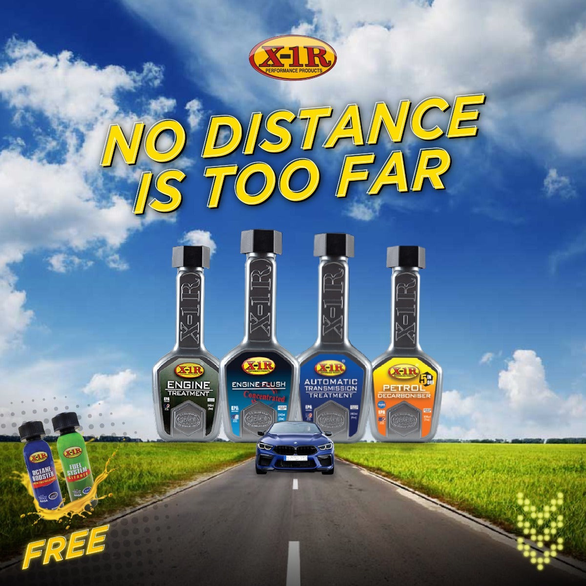X1R Engine Oil & Manual Gear Box Treatments + FREE POWER BOOSTER*