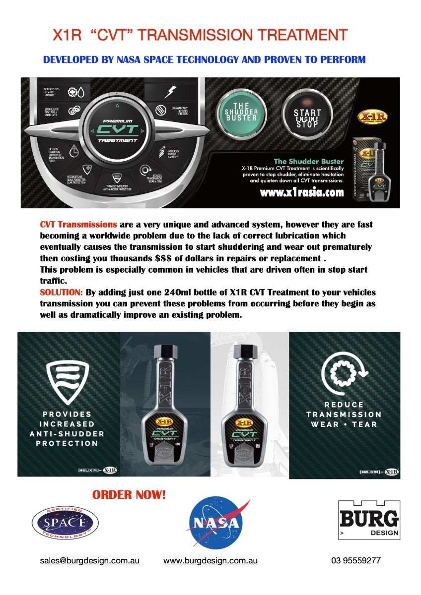 X1R Engine Oil & CVT Transmission Treatments + Bonus*