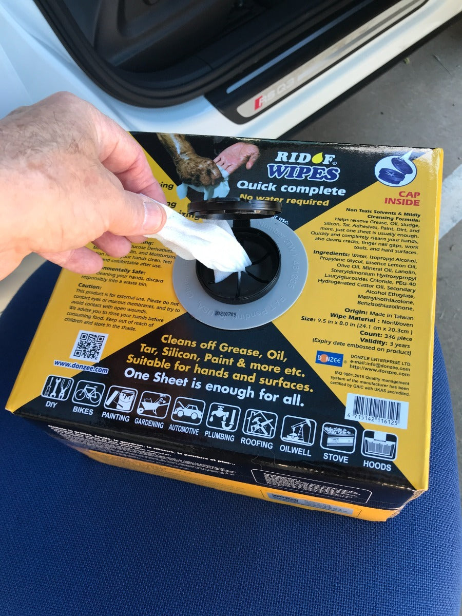 Silicon Removal Cleaning Wipes 336 Trade Pack by RIDOF