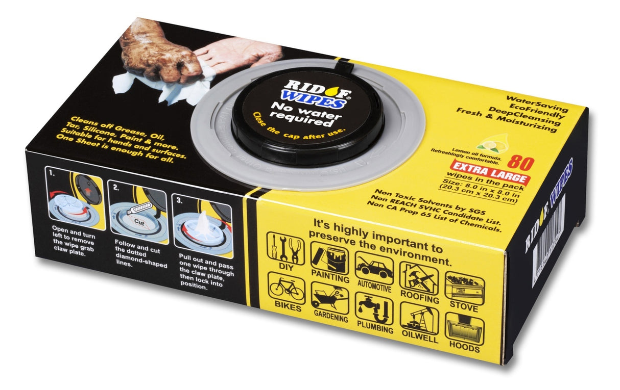 Multipurpose Cleaning 100 Wipes Pack By RIDOF