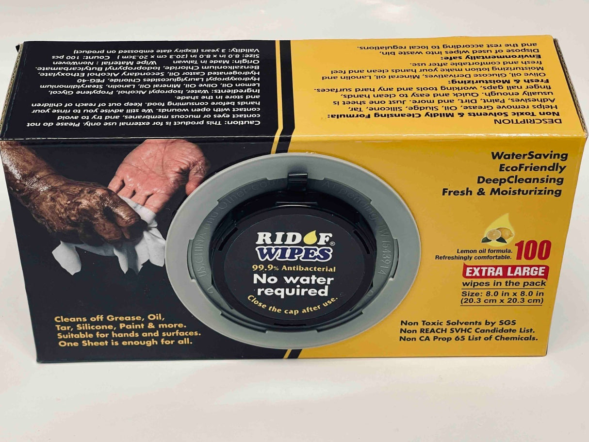 Multipurpose Cleaning 100 Wipes Pack By RIDOF