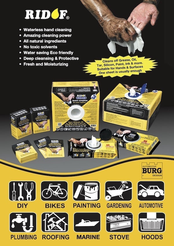 Multipurpose Cleaning 100 Wipes Pack By RIDOF