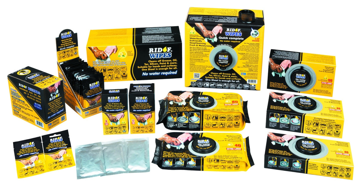 Whiteboard Surface Cleaner by RIDOF 2x 40 wipes packs