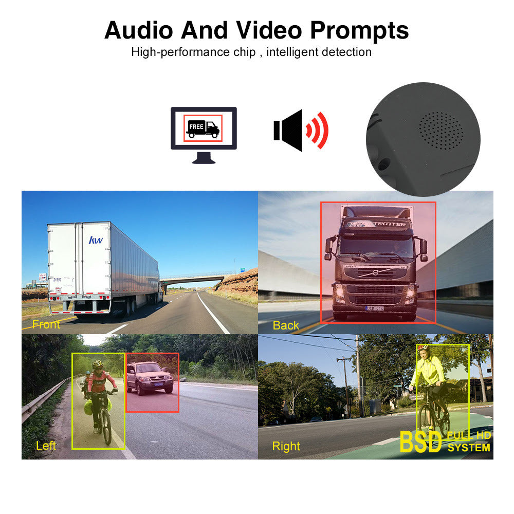 PARKSAFE Blind Spot Camera + Monitor Object Detection System