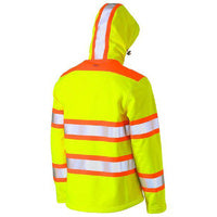 Bisley Taped Double Hi Vis Soft Shell Jacket