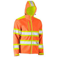 Bisley Taped Double Hi Vis Soft Shell Jacket