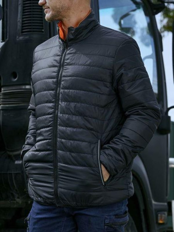 Bisley Taped Hi Vis Reversible Puffer Jacket