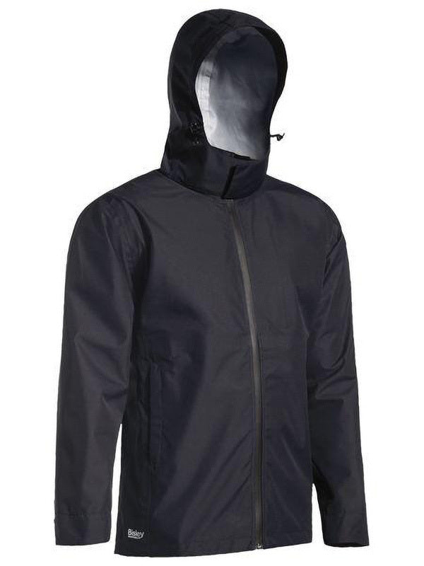 Bisley Lightweight Mini Ripstop Rain Jacket with Concealed Hood