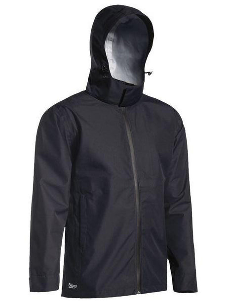 Bisley Lightweight Mini Ripstop Rain Jacket with Concealed Hood