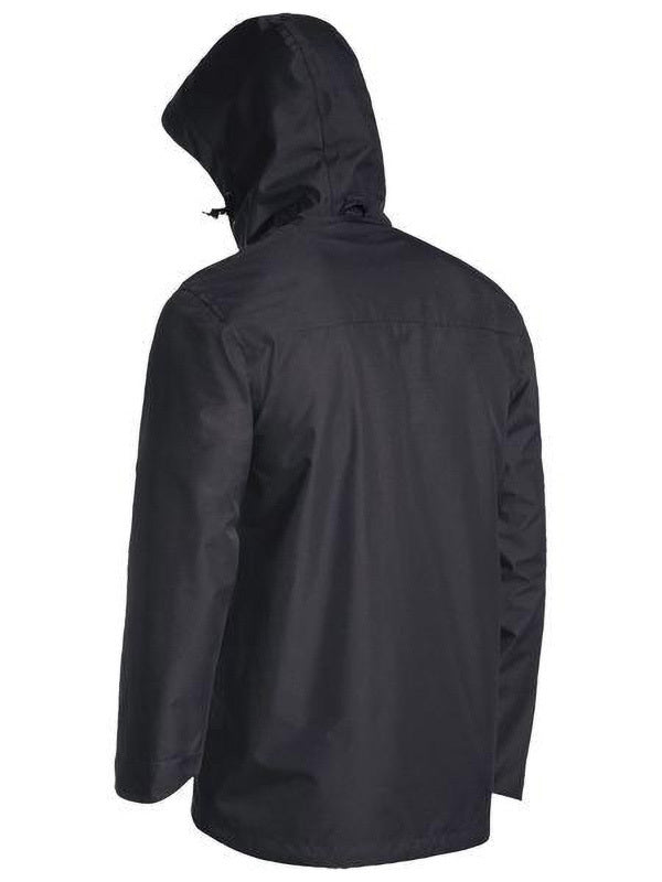 Bisley Lightweight Mini Ripstop Rain Jacket with Concealed Hood
