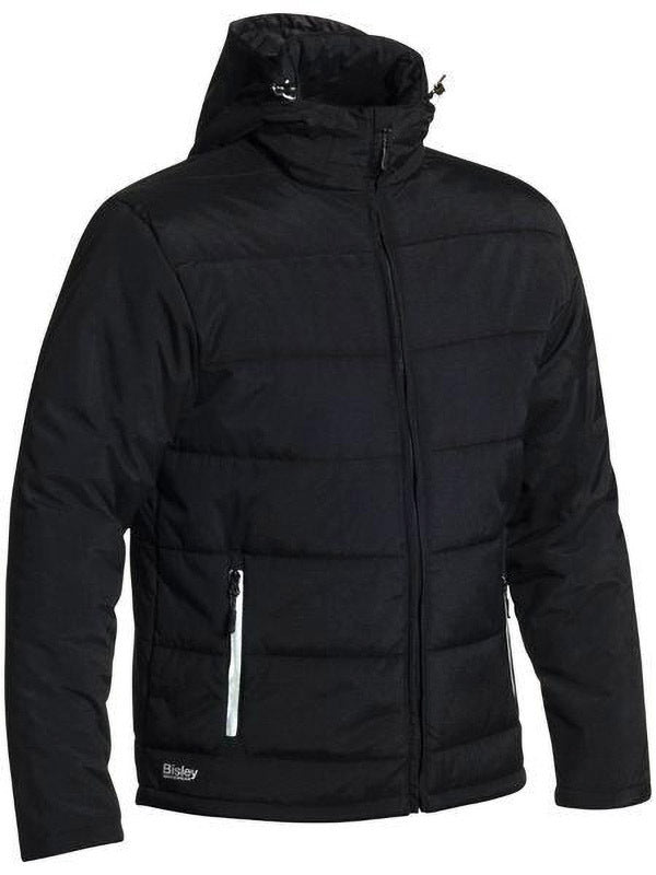 Bisley Puffer Jacket with Adjustable Hood
