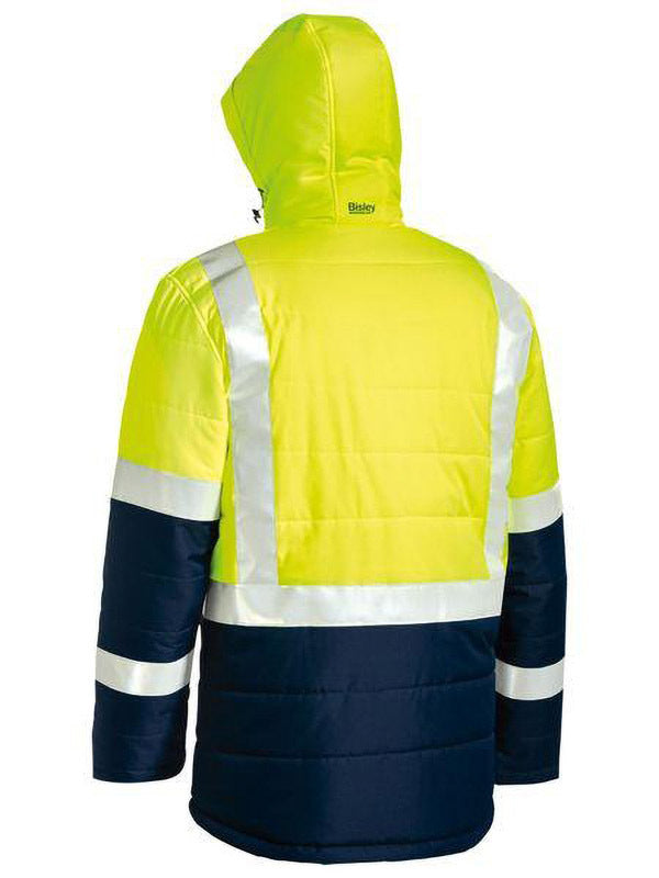 Bisley Taped Hi Vis Puffer Jacket
