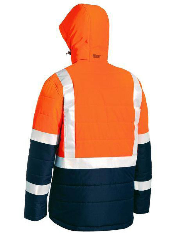 Bisley Taped Hi Vis Puffer Jacket