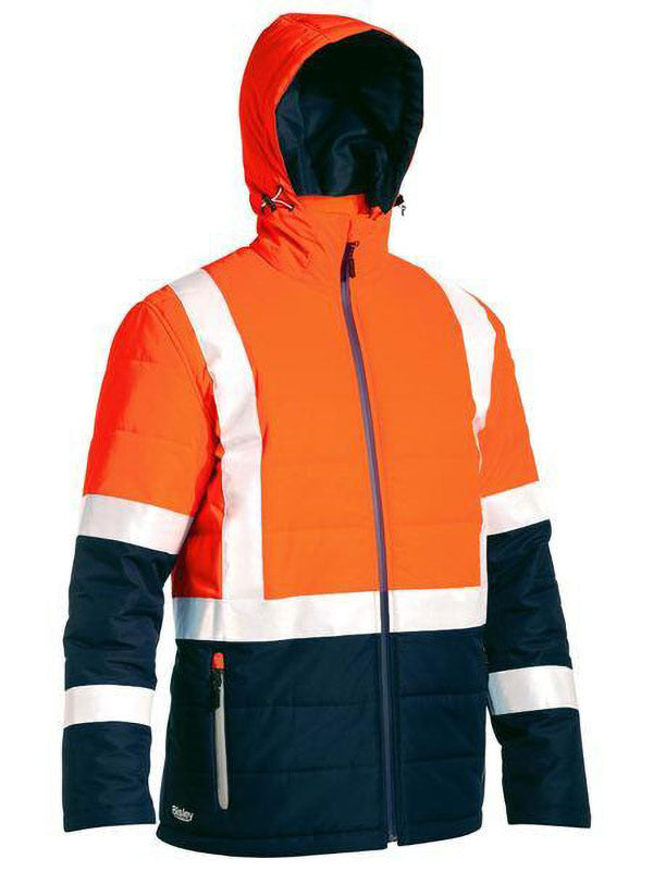 Bisley Taped Hi Vis Puffer Jacket