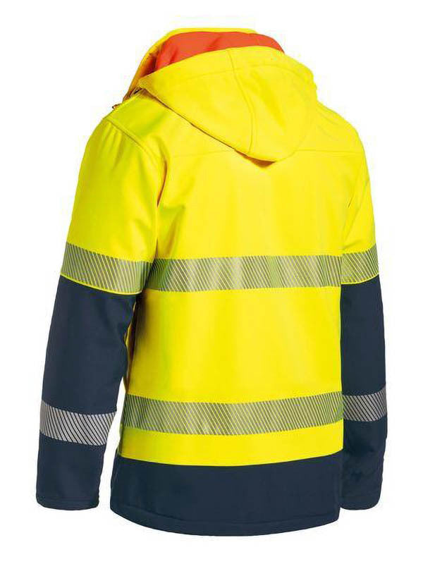 Bisley Taped Hi Vis Ripstop Bonded Fleece Jacket