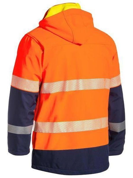 Bisley Taped Hi Vis Ripstop Bonded Fleece Jacket