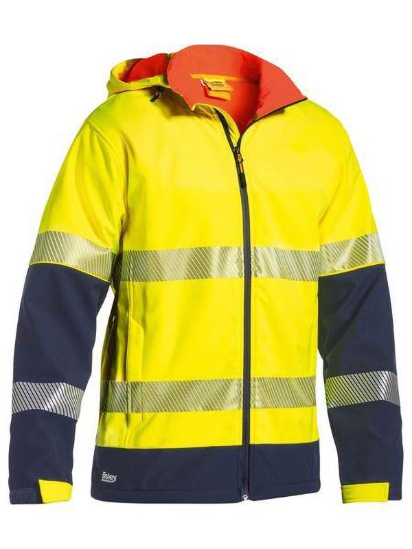Bisley Taped Hi Vis Ripstop Bonded Fleece Jacket