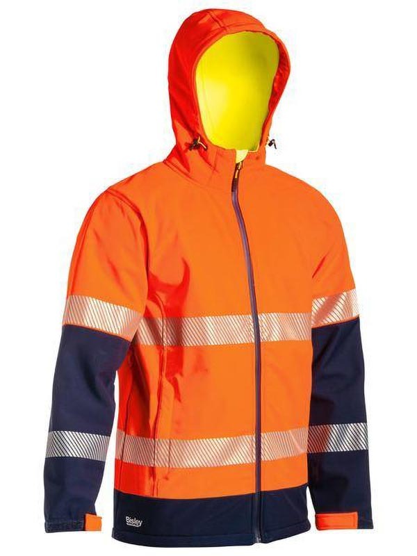 Bisley Taped Hi Vis Ripstop Bonded Fleece Jacket