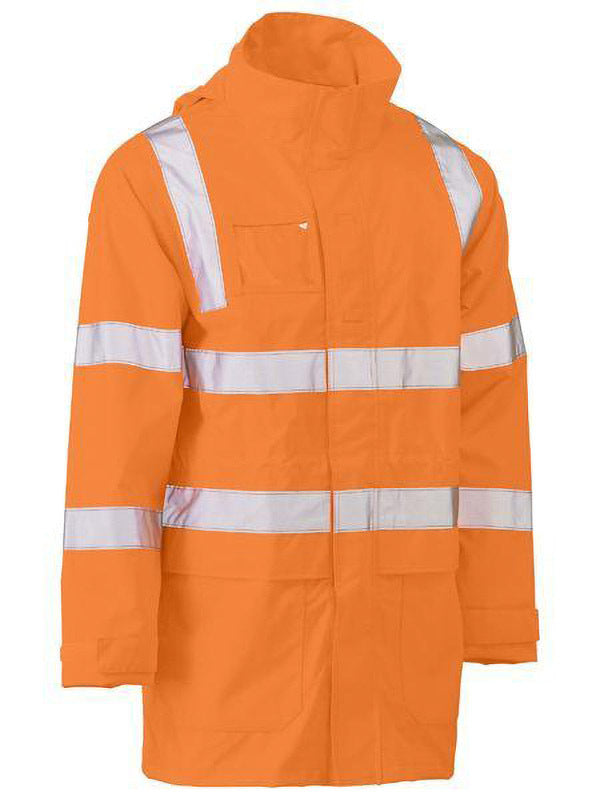 Bisley Taped Hi Vis Rail Wet Weather Jacket