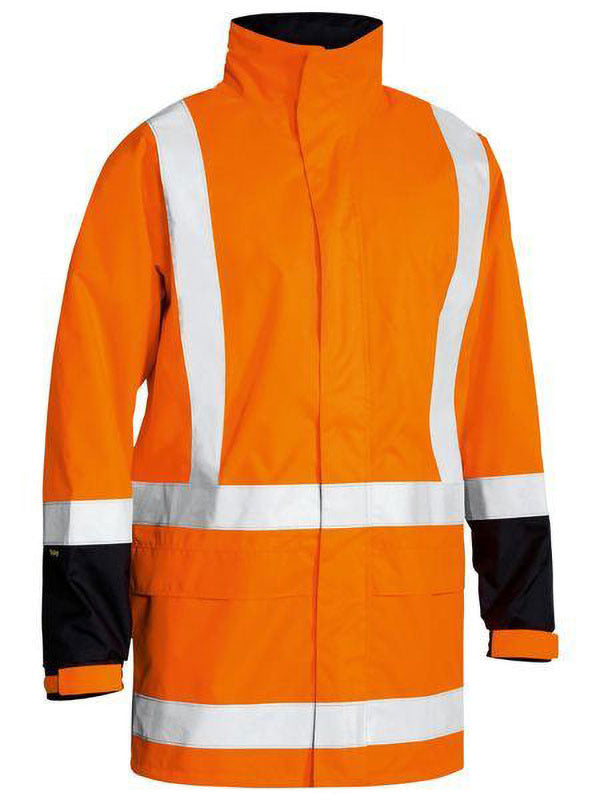 Bisley Taped Hi Vis Rain Shell Jacket