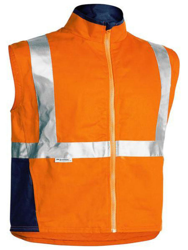 Bisley Taped Hi Vis 3 in 1 Drill Jacket