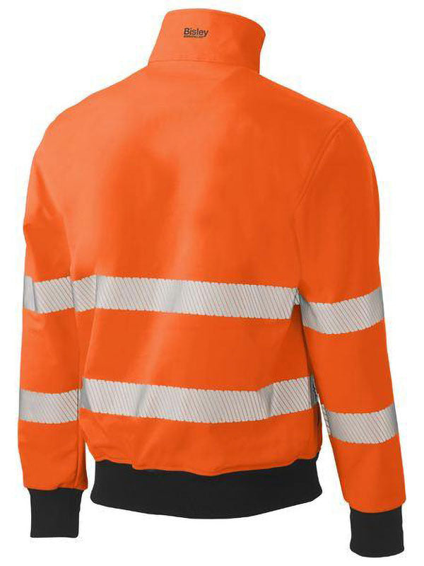 Bisley Taped Hi Vis Soft Shell Bomber Jacket