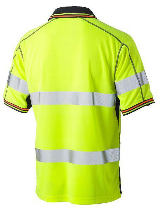 Bisley Taped Hi Vis Polyester Mesh Polo
