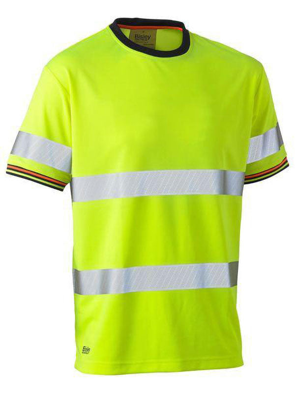 Bisley Taped Hi Vis Polyester Mesh T-Shirt