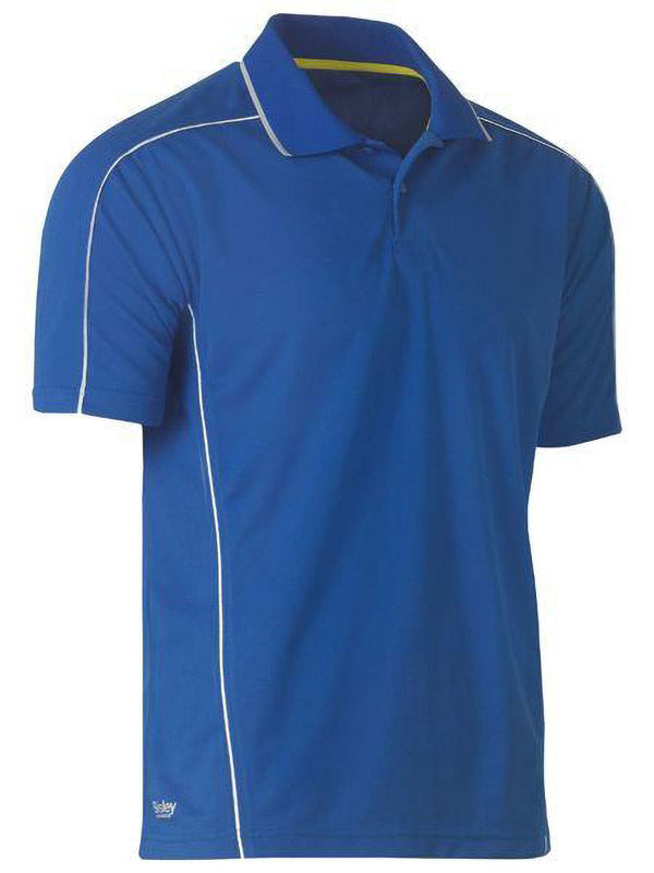 Bisley Cool Mesh Polo with Reflective Piping