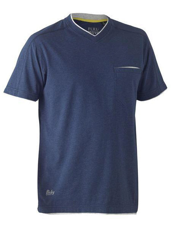 Bisley Flex & Move Cotton V-Neck Tee