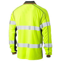Bisley Taped Hi Vis Polyester Mesh Polo