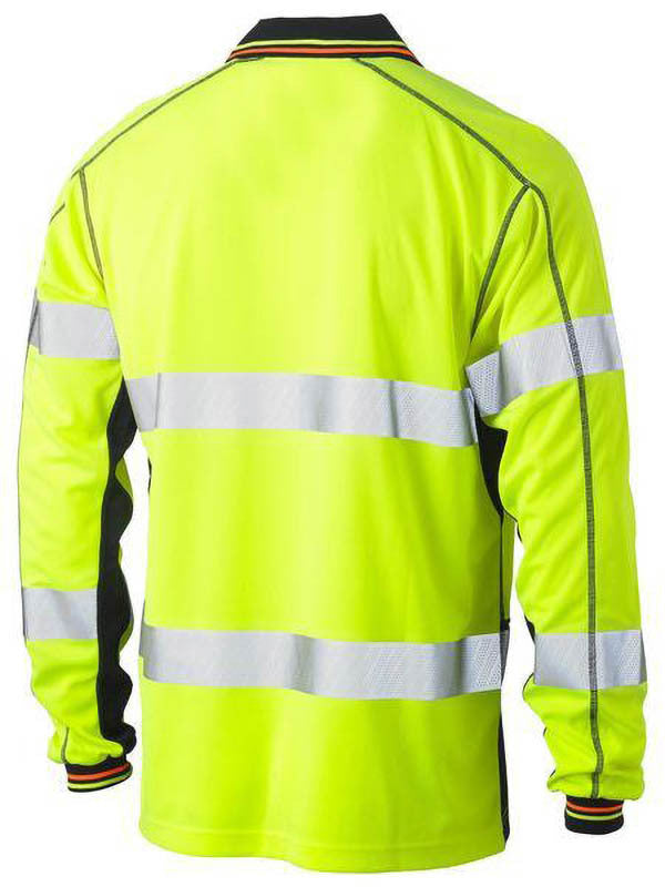 Bisley Taped Hi Vis Polyester Mesh Polo