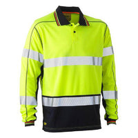 Bisley Taped Hi Vis Polyester Mesh Polo