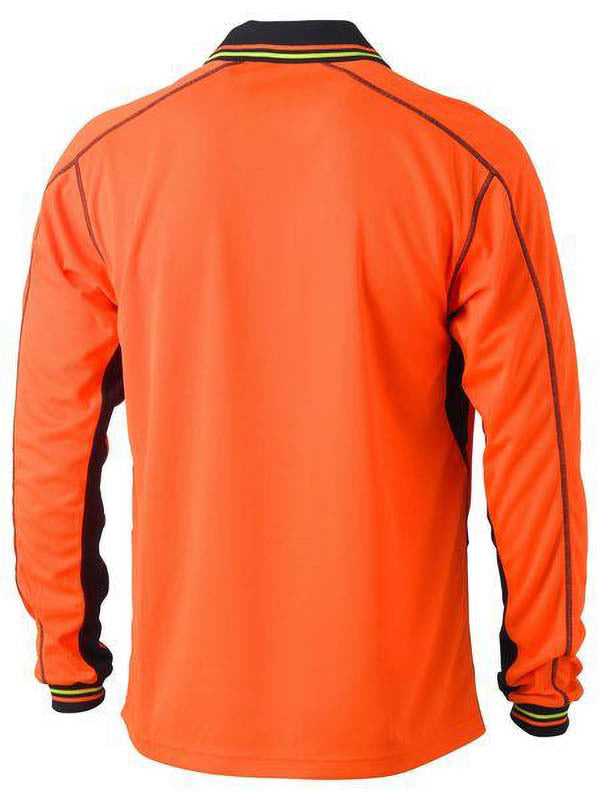 Bisley Hi Vis Polyester Mesh Polo