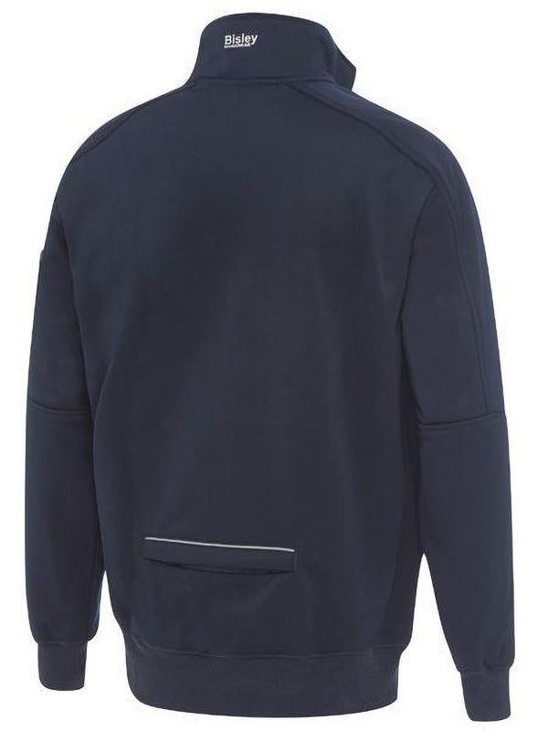 Bisley Work Fleece 1/4 Zip Pullover with Sherpa Lining