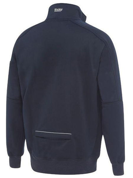 Bisley Work Fleece 1/4 Zip Pullover with Sherpa Lining