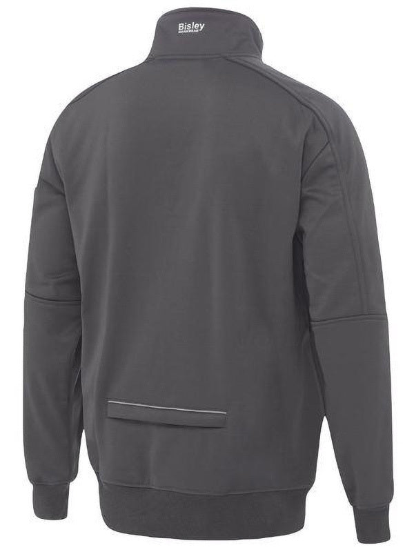 Bisley Work Fleece 1/4 Zip Pullover with Sherpa Lining