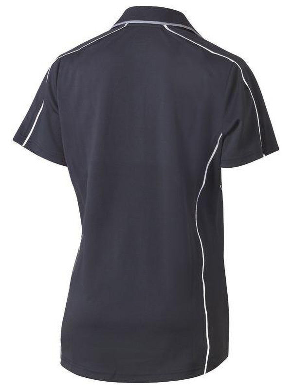 Bisley Women's Cool Mesh Polo with Reflective Piping