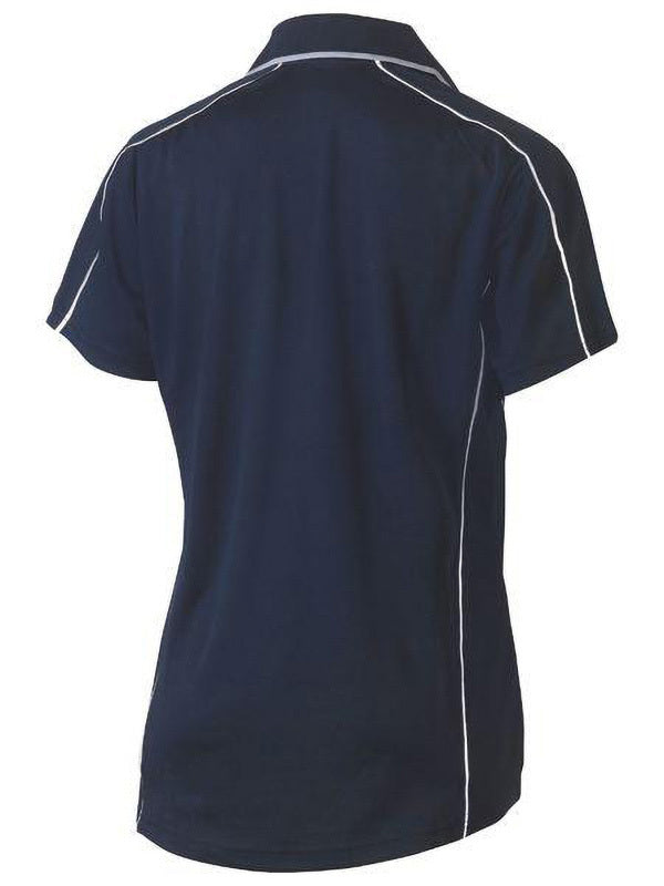 Bisley Women's Cool Mesh Polo with Reflective Piping