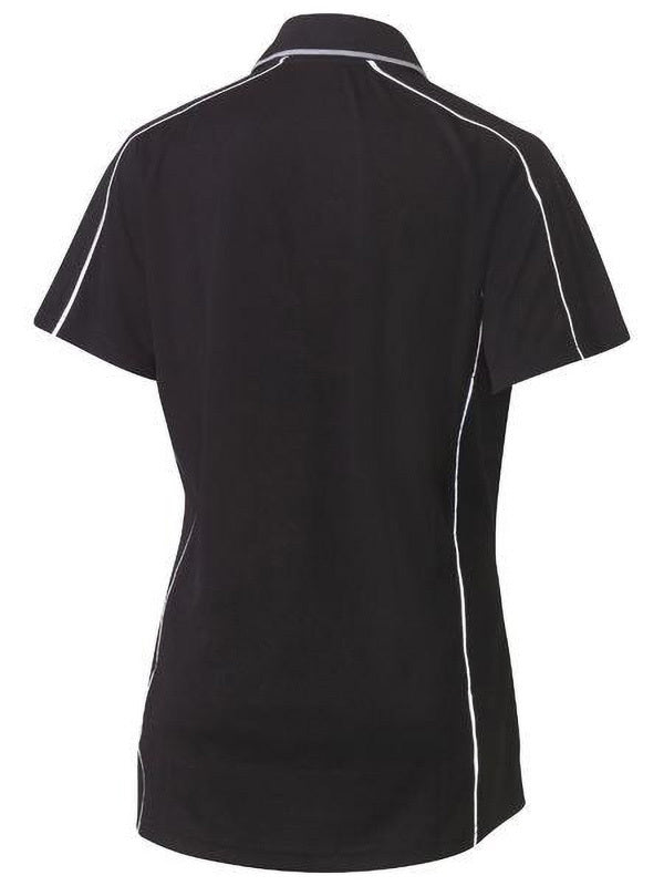 Bisley Women's Cool Mesh Polo with Reflective Piping