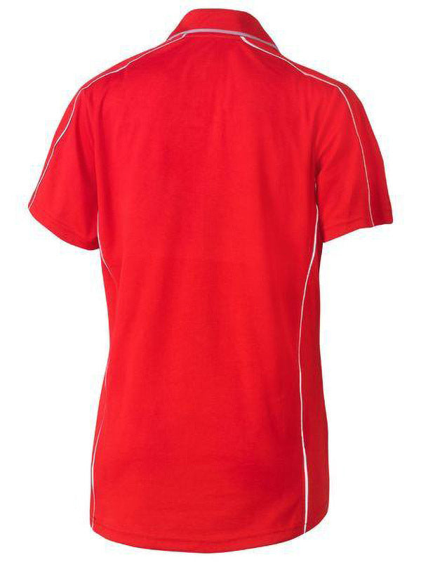 Bisley Women's Cool Mesh Polo with Reflective Piping