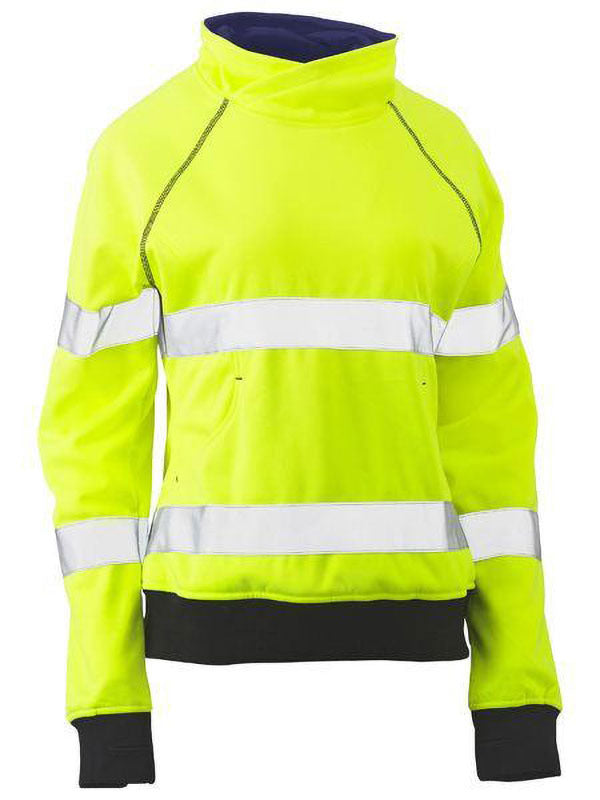 Bisley Women's Taped Hi Vis Fleece Jumper
