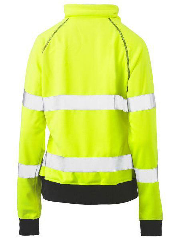Bisley Women's Taped Hi Vis Fleece Jumper