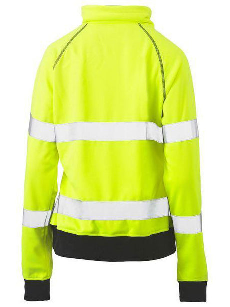 Bisley Women's Taped Hi Vis Fleece Jumper