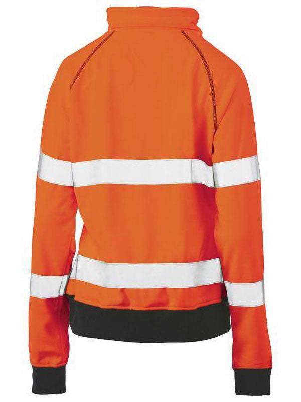 Bisley Women's Taped Hi Vis Fleece Jumper