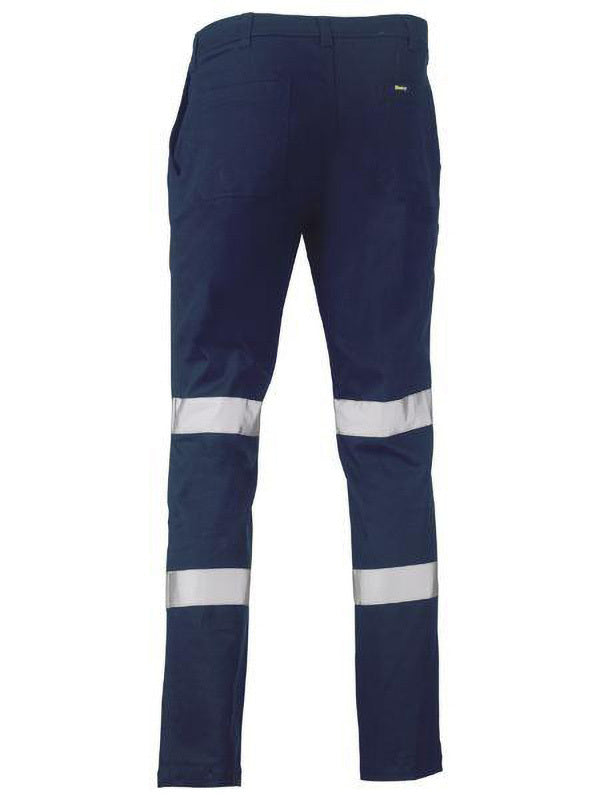 Bisley Taped Biomotion Stretch Cotton Drill Work Pants