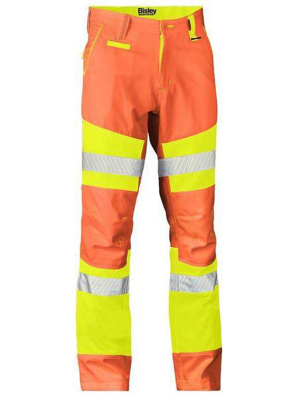 Bisley Taped Biomotion Double Hi Vis Pants